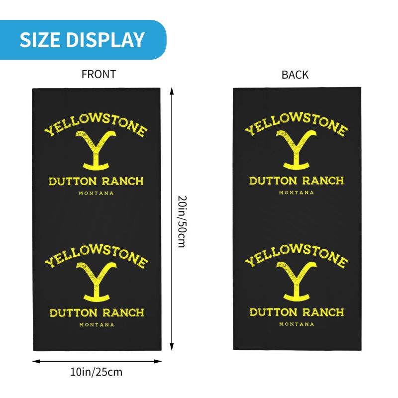 Yellowstone Dutton Ranch Print - Neck Gaiter Fleece incelemesi ve fiyatı