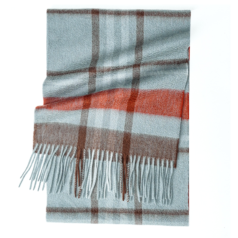 100% Cashmere Scarf   Plaid  W - Wool Scarf Men incelemesi ve fiyatı