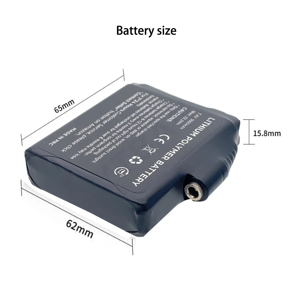 Gloves Battery 7.4V 3000mah Po - Heated Vest Battery incelemesi ve fiyatı