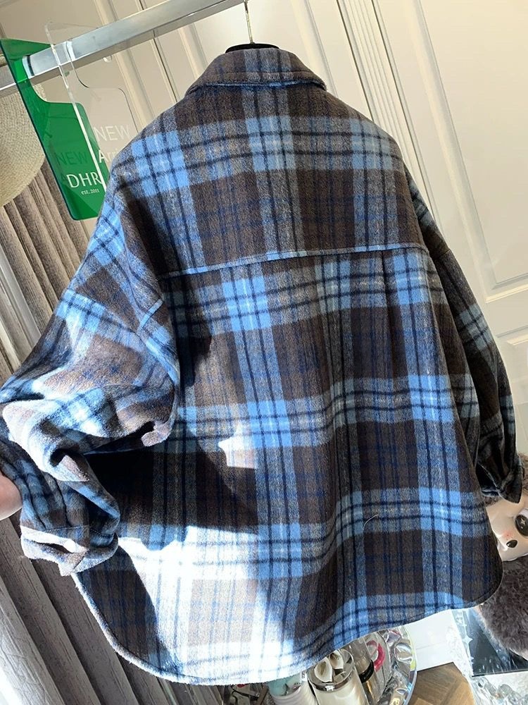 plus Size Women's Plaid Flanne - Flannel Shirt Lined incelemesi ve fiyatı