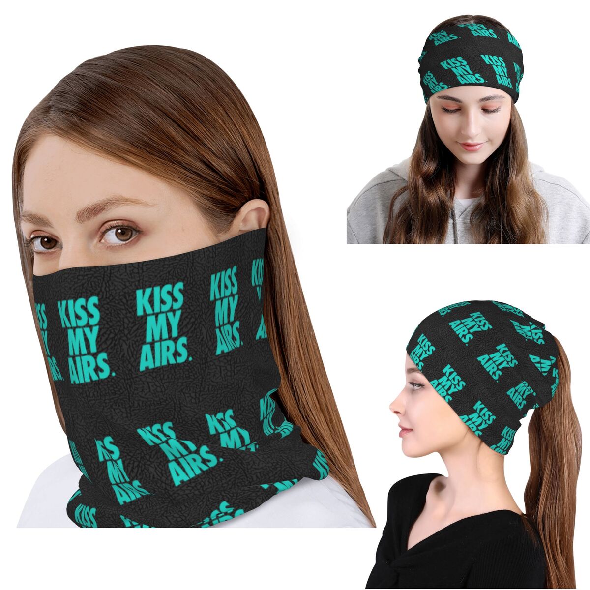 Kiss My Airs X Atmos Bandana N - Knit Beanie Hat Warm incelemesi ve fiyatı