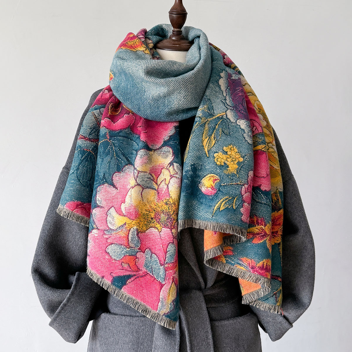 Warm Cashmere Scarf Women Shaw - Cashmere Pashmina Wrap incelemesi ve fiyatı