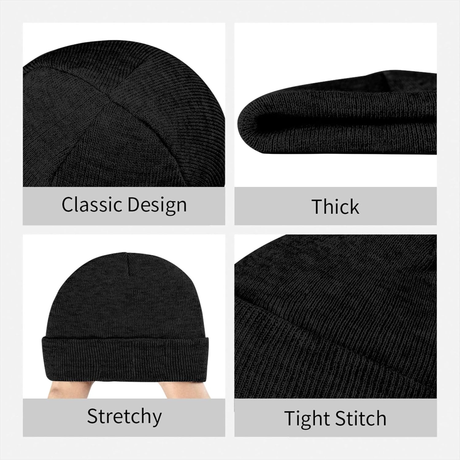Beanie for Men, Stretchable Kn - Knit Beanie Hat Warm incelemesi ve fiyatı