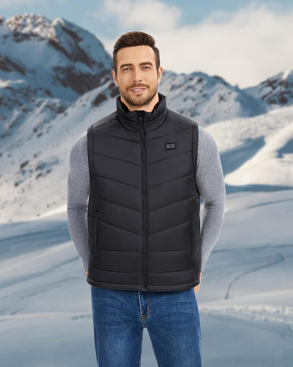 Men's Heated Vest with 18400mA - Heated Vest Battery incelemesi ve fiyatı