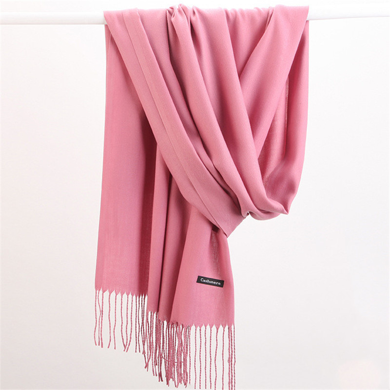 Fashion Solid Color 2023 Women - Cashmere Pashmina Wrap incelemesi ve fiyatı