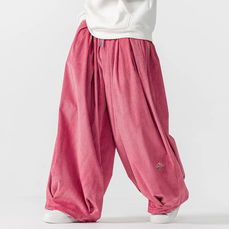 Men Corduroy Wide Leg Pants Me - Corduroy Pant Warm incelemesi ve fiyatı