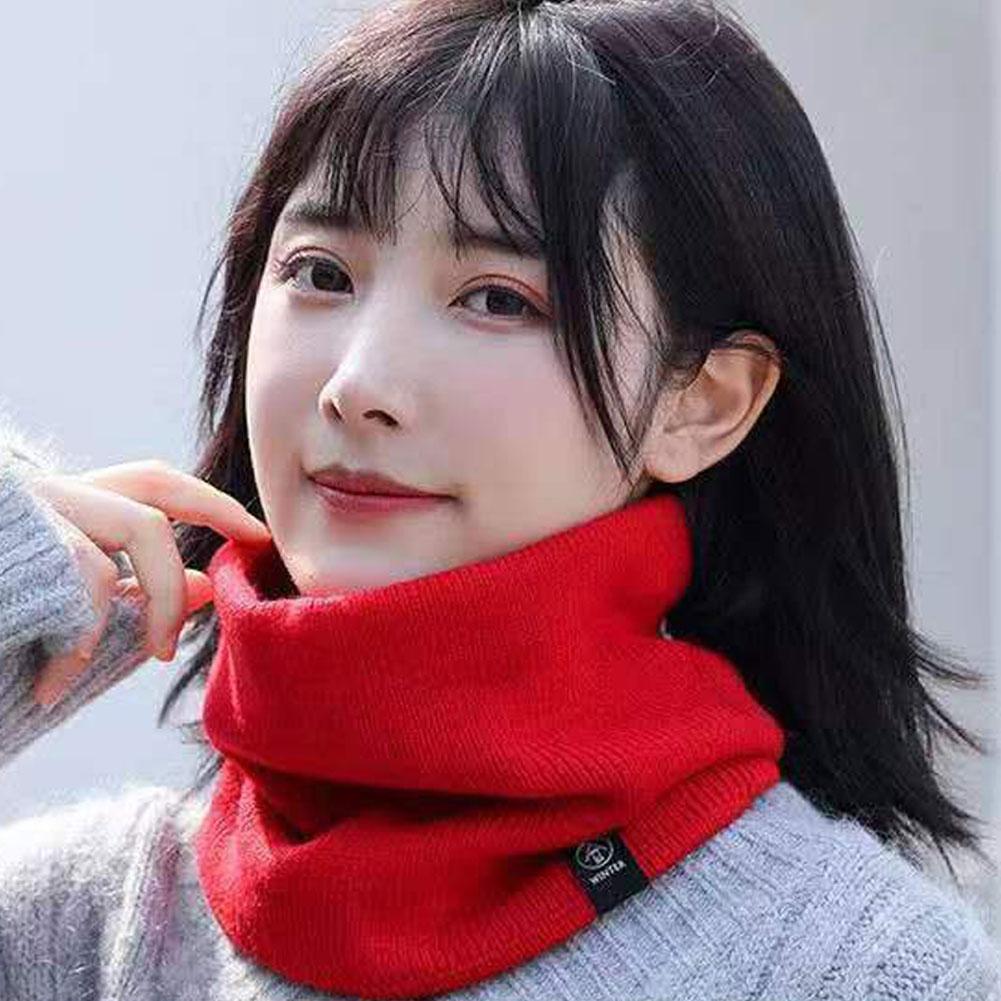 Solid Winter Plush Muffler Woo - Winter Headband Fleece incelemesi ve fiyatı