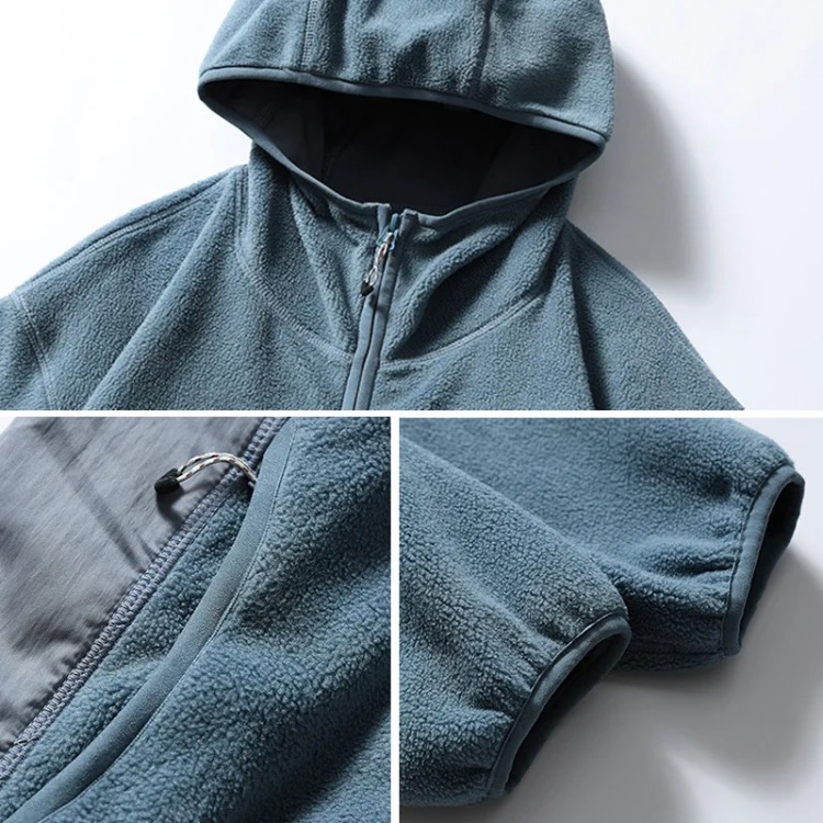 Mens Hoodie Autumn Winter Cott - Sherpa Hoodie Fleece incelemesi ve fiyatı
