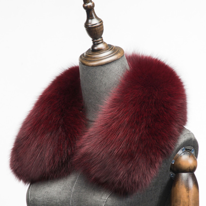 Winter Natural Fox Fur Scarf S - Shawl Wrap Winter incelemesi ve fiyatı