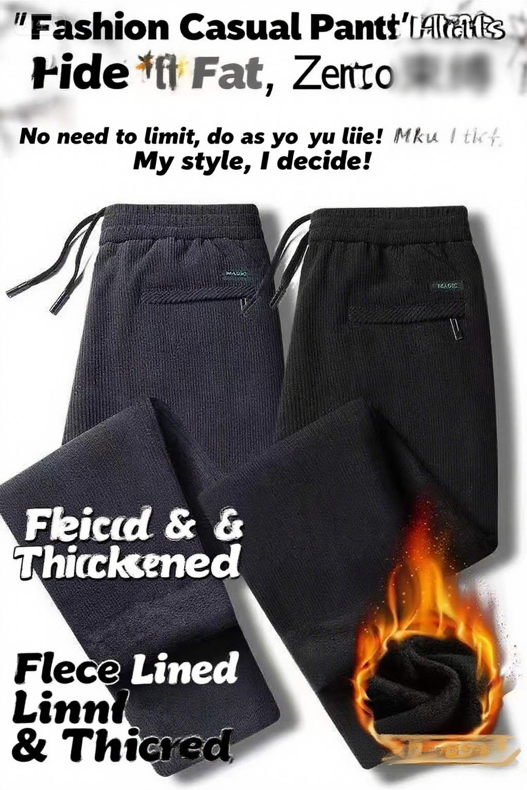 Black gray men's corduroy and  - Corduroy Pant Warm incelemesi ve fiyatı