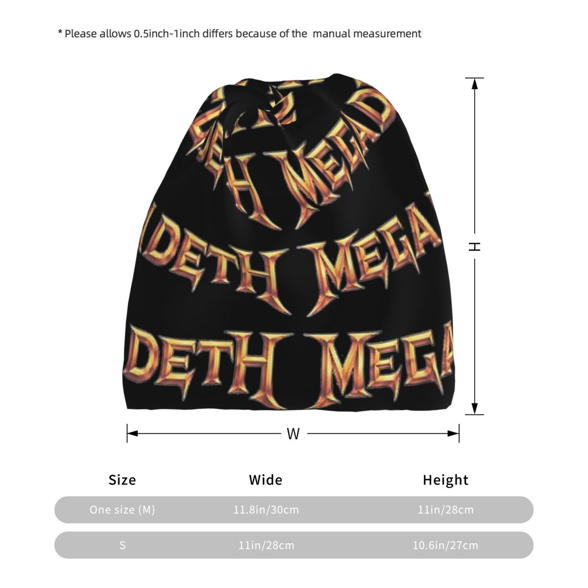 Megadeths Logo Bandana Neck Ga - Knit Beanie Hat Warm incelemesi ve fiyatı