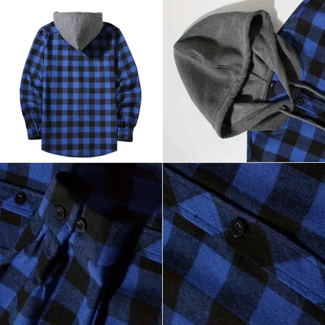 Men's Business Spring And Autu - Flannel Shirt Lined incelemesi ve fiyatı