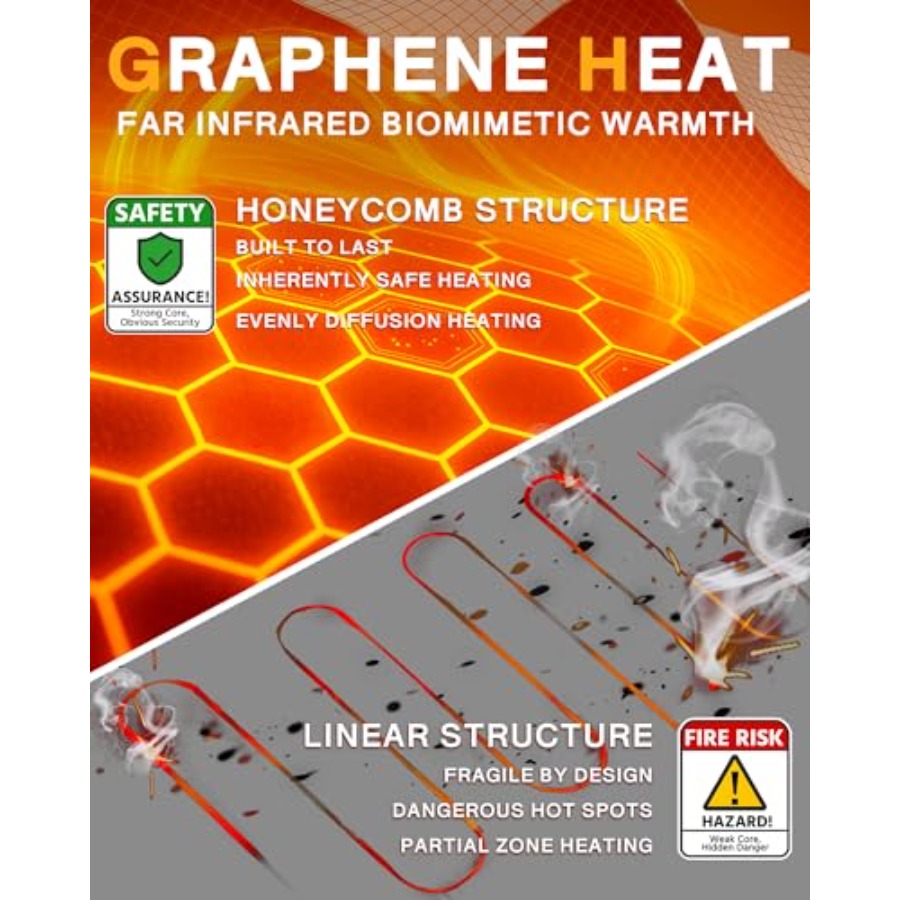 Wulcea Graphene Heated Vest Fo - Heated Vest Battery incelemesi ve fiyatı