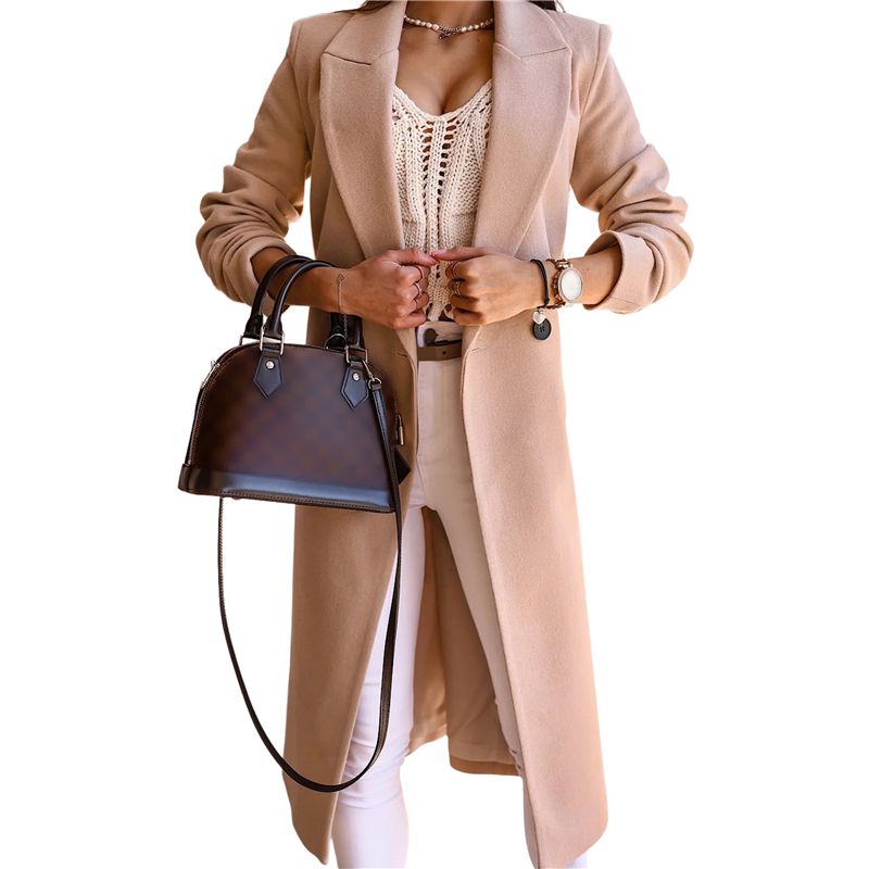 A24F-Women Long Wool Coats For - Wool Coat Peacoat incelemesi ve fiyatı