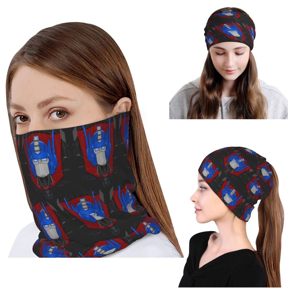 Optimus Prime Bust Bandana Nec - Knit Beanie Hat Warm incelemesi ve fiyatı