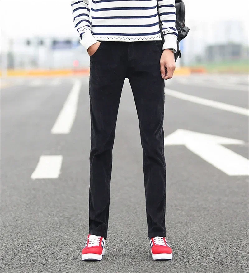 2023 Autumn Winter Men's Casua - Corduroy Pant Warm incelemesi ve fiyatı