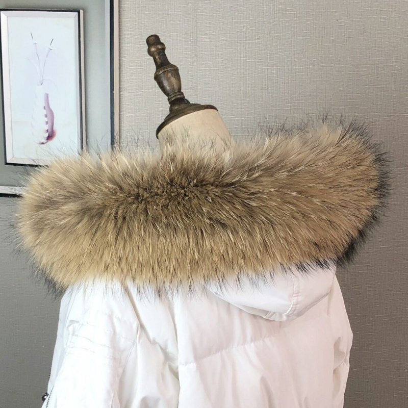 Real Fur Collar for Coat Parka - Shawl Wrap Winter incelemesi ve fiyatı