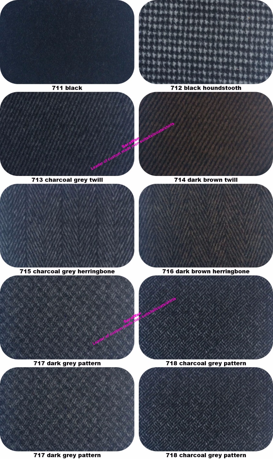 Custom Made Charcoal grey Pea  - Wool Coat Peacoat incelemesi ve fiyatı