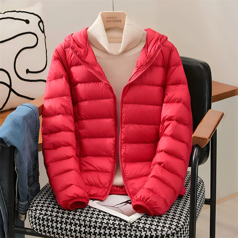 Plus Size Women Hooded Korean  - Down Jacket Packable incelemesi ve fiyatı