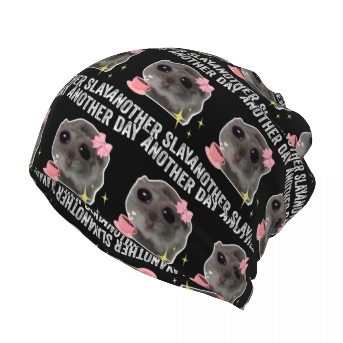 Sad Hamster Another Day Anothe - Knit Beanie Hat Warm incelemesi ve fiyatı