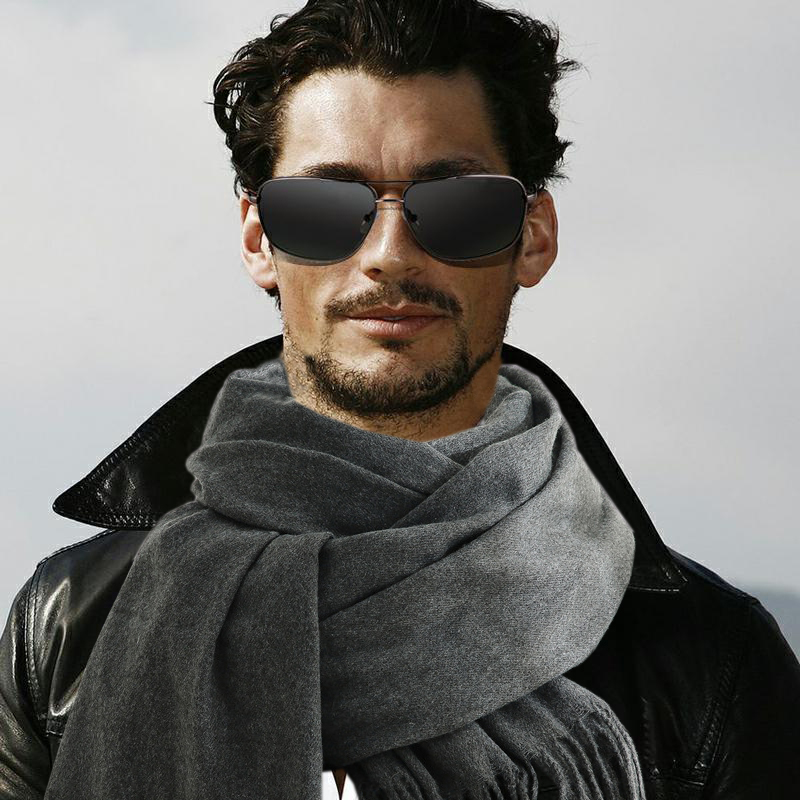Fashion Scarf Man Winter Warm  - Wool Scarf Men incelemesi ve fiyatı