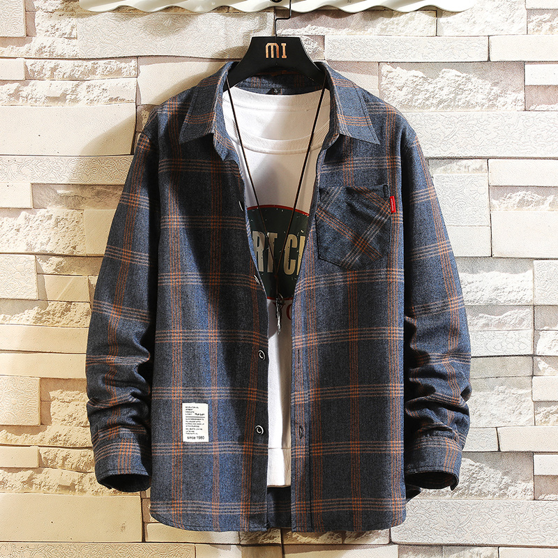 2025 Summer Men's Plaid Shirt  - Flannel Shirt Lined incelemesi ve fiyatı