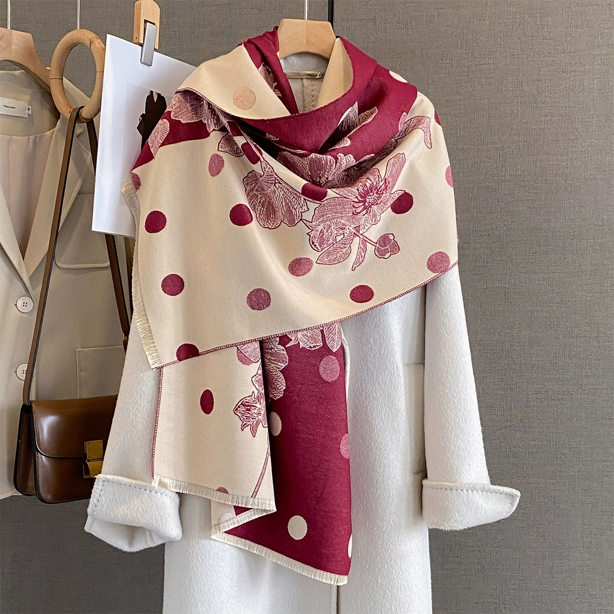 2025 Women Thicken Luxury Wint - Cashmere Pashmina Wrap incelemesi ve fiyatı