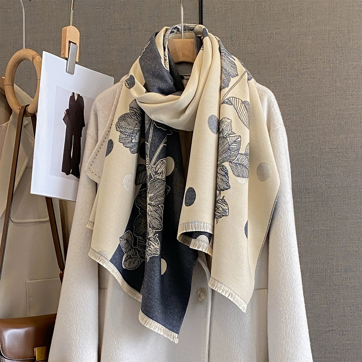 2025 Women Thicken Luxury Wint - Cashmere Pashmina Wrap incelemesi ve fiyatı