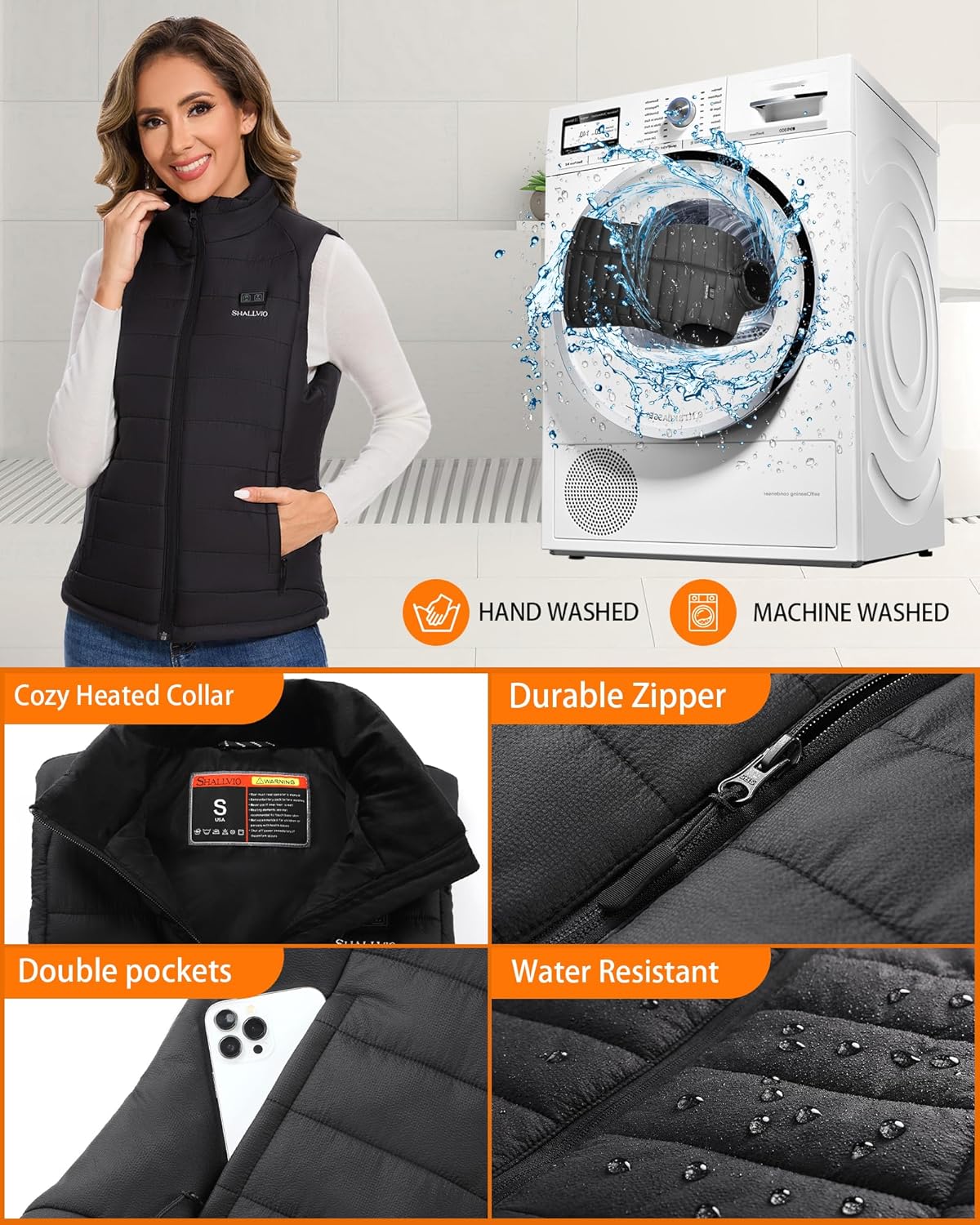 Women's Heated Vest with 16000 - Heated Vest Battery incelemesi ve fiyatı