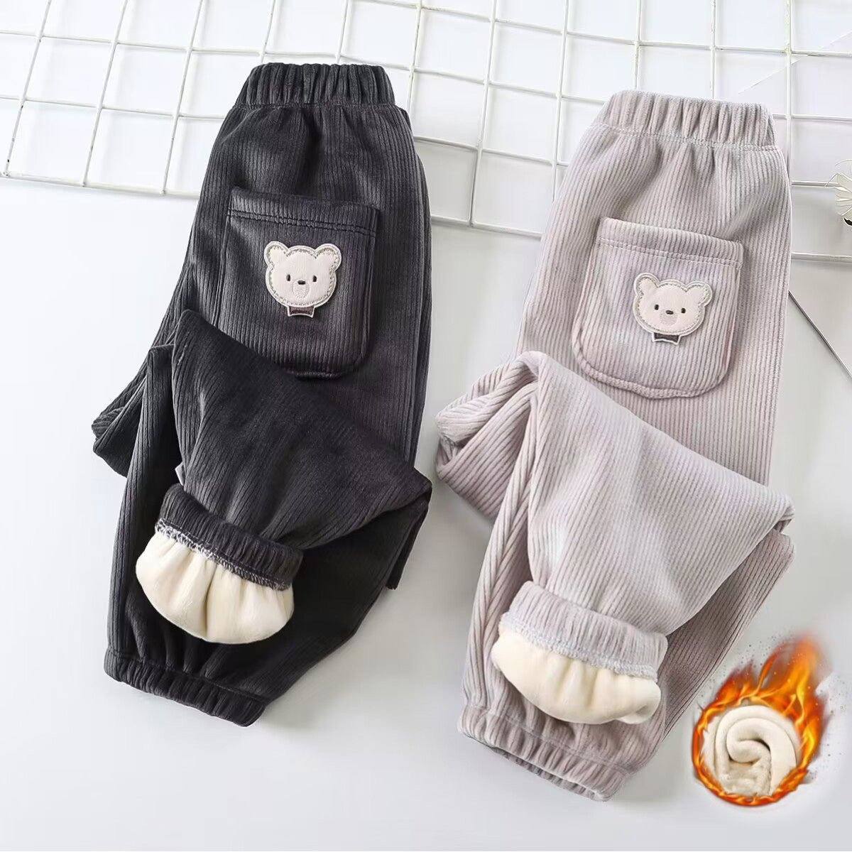 1pcs Boy Girl Winter Velvet Co - Corduroy Pant Warm incelemesi ve fiyatı