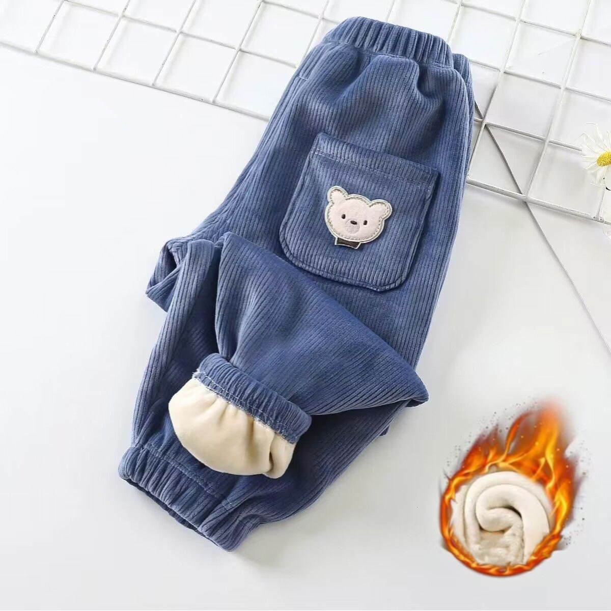 1pcs Boy Girl Winter Velvet Co - Corduroy Pant Warm incelemesi ve fiyatı