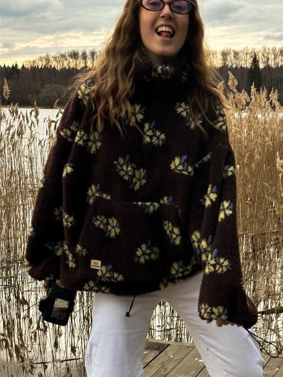Autumn Winter Women's Sherpa F - Sherpa Hoodie Fleece incelemesi ve fiyatı
