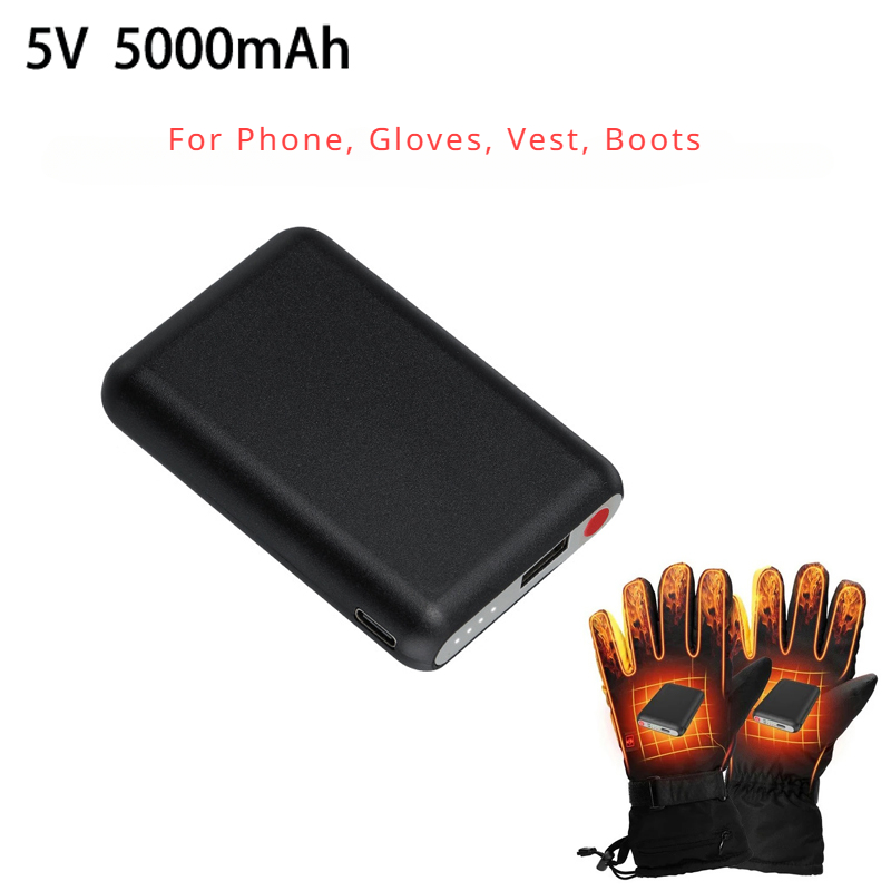 5V 5000mAh Heated Gloves Batte - Heated Vest Battery incelemesi ve fiyatı