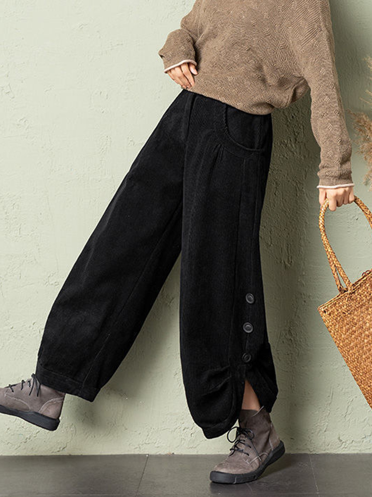 Korean Corduroy Women Pants Fa - Corduroy Pant Warm incelemesi ve fiyatı