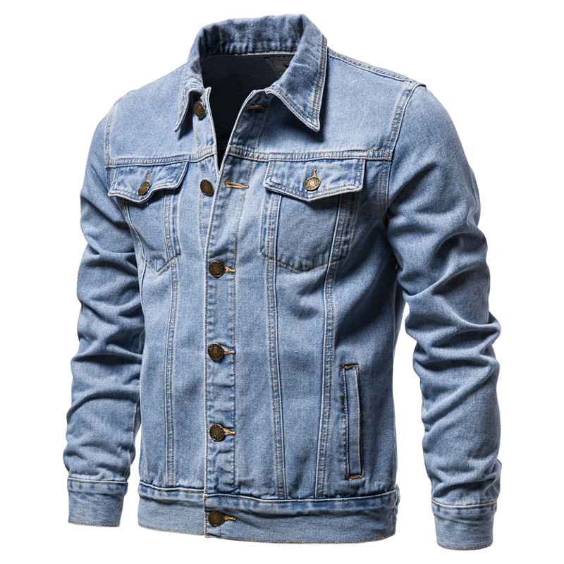 2025 Autumn Men Solid Denim Ja - Down Jacket Packable incelemesi ve fiyatı