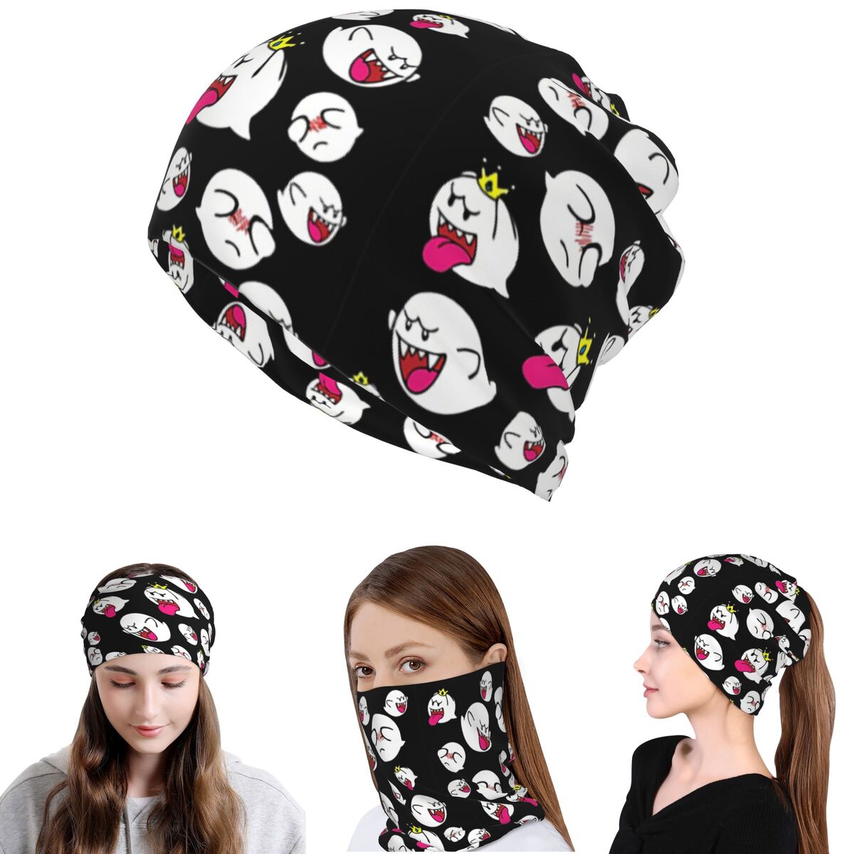 King Boo Bandana Neck Gaiter M - Knit Beanie Hat Warm incelemesi ve fiyatı