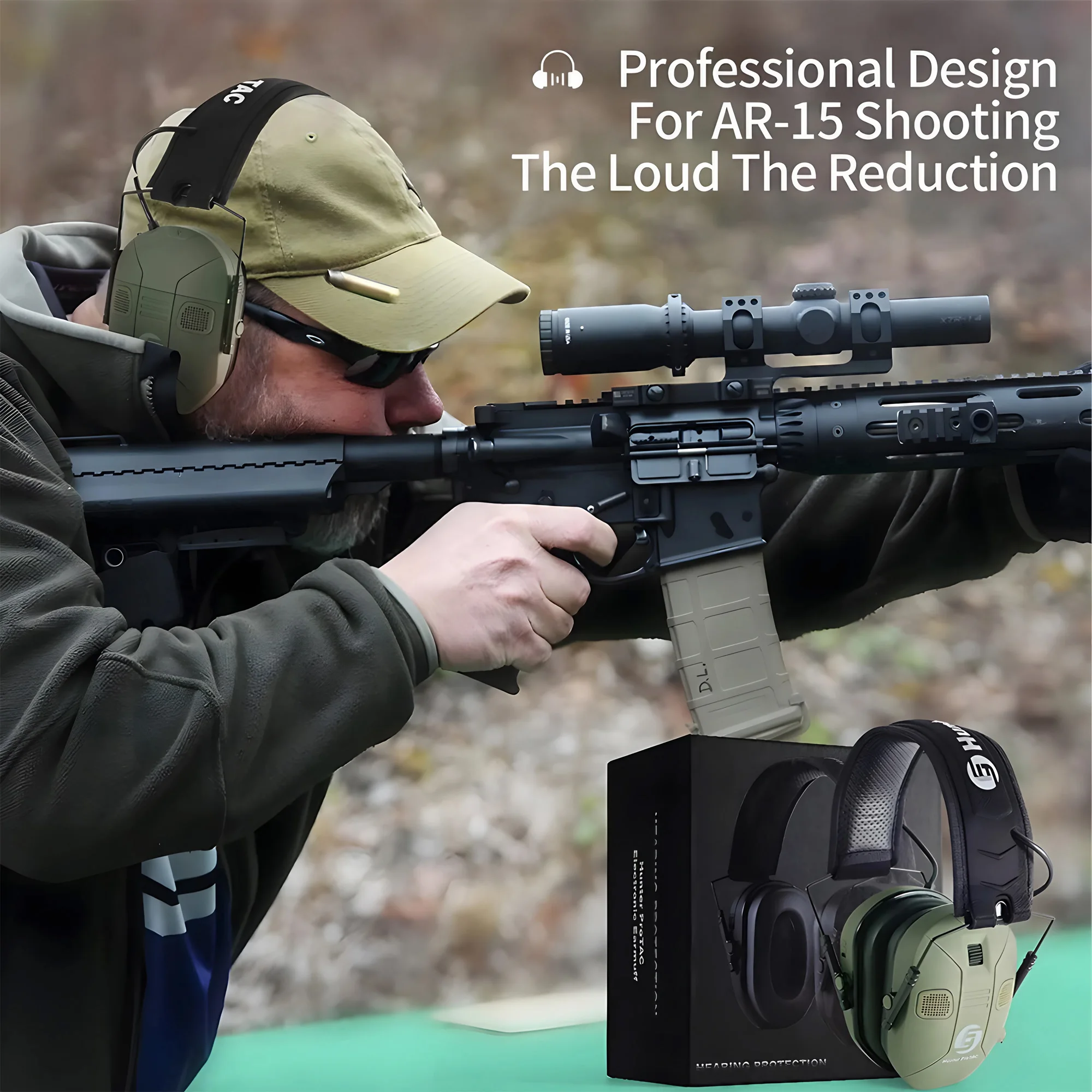Foldable Tactical Noise Cancel - Earmuffs Foldable incelemesi ve fiyatı