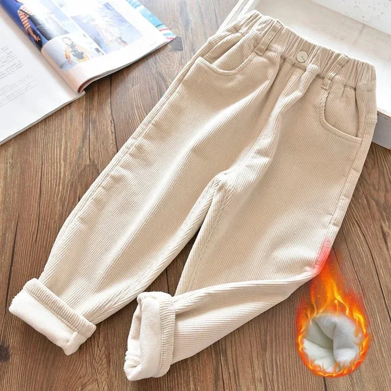 Velvet Lined Corduroy Kids Har - Corduroy Pant Warm incelemesi ve fiyatı