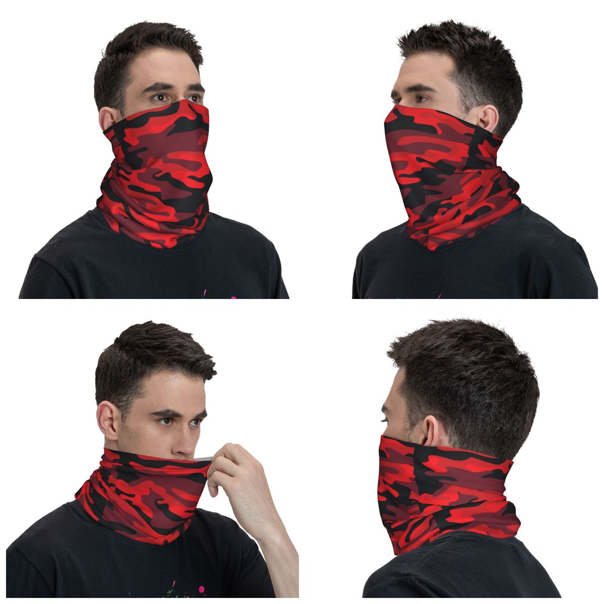 Militaryy Red Camouflage Banda - Neck Gaiter Fleece incelemesi ve fiyatı